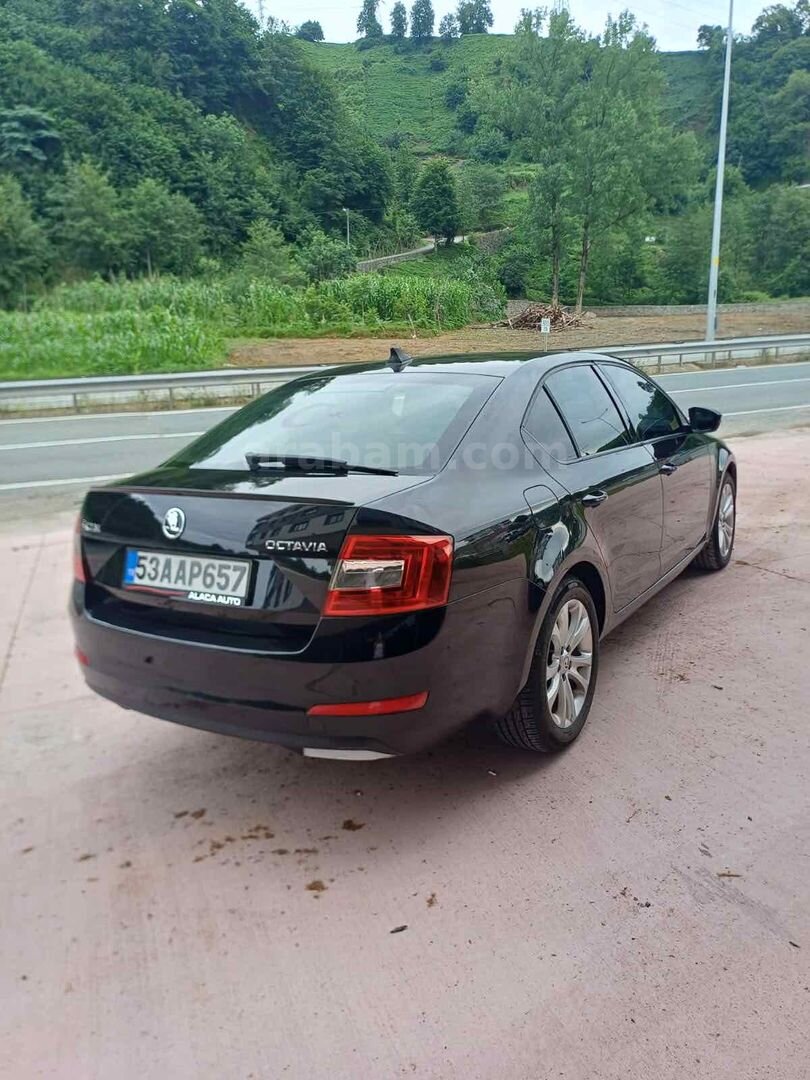 Galeriden Skoda Octavia 1.6 TDI Elegance 2013 Model Rize 275.000 km Siyah 4