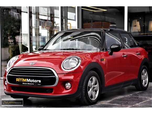 RİTİM MOTORS 2016 MİNİ COOPER 1.5D PEPPER KIRMIZI CAM TAVANLI