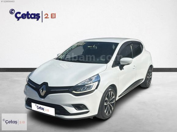 ÇETAŞ RENAULT MAHMUTBEYDEN 2019 CLİO 1.5dCi İCON EDC SEDEFBEYAZ
