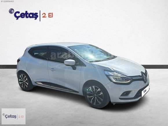 ÇETAŞ RENAULT MAHMUTBEYDEN 2019 CLİO 1.5dCi İCON EDC SEDEFBEYAZ