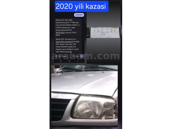 Sahibinden Suzuki Grand Vitara 1.6 2005 Model