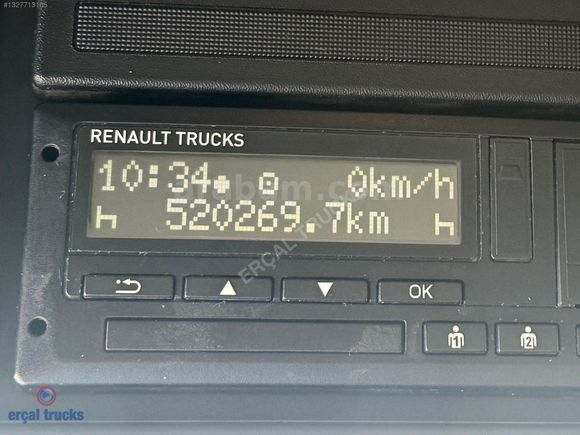 ERÇAL *K.K.12 Ay Taksit*2021 Renault T460/Oto-Ac-Midilli.Çift D.