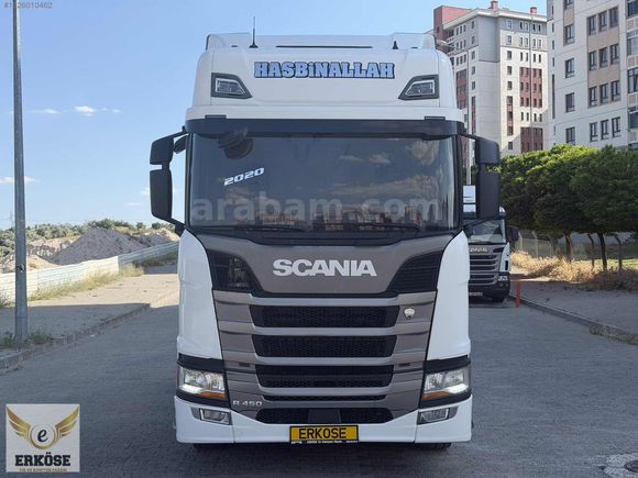 ERKÖSE'DEN 2020 SCANİA R 450 DYNAMİC K.KARTI GEÇERLİ