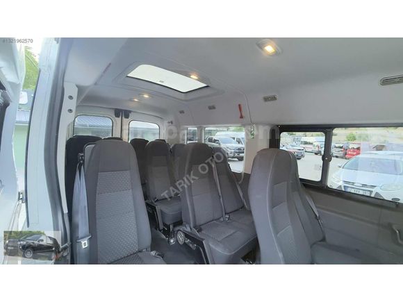 2019 FORD TRANSİT 14+1 ÇİFT KLİMALI %20 LEDLİ FULL 155 KM !