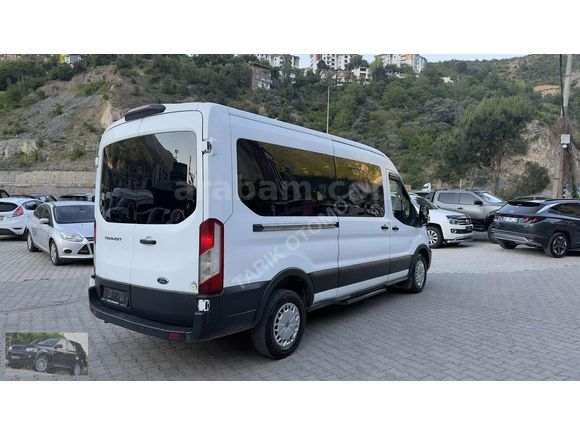 2019 FORD TRANSİT 14+1 ÇİFT KLİMALI %20 LEDLİ FULL 155 KM !