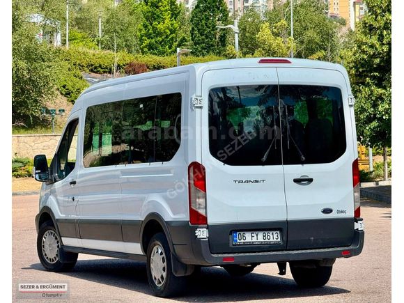 2016 FORD TRANSİT 14+1 DELÜX orjinal çift klima fabrikasyon