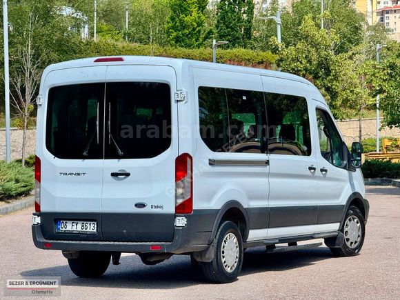 2016 FORD TRANSİT 14+1 DELÜX orjinal çift klima fabrikasyon