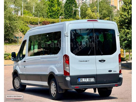 2016 FORD TRANSİT 14+1 DELÜX orjinal çift klima fabrikasyon