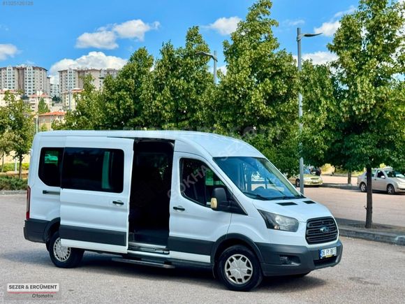 2016 FORD TRANSİT 14+1 DELÜX orjinal çift klima fabrikasyon