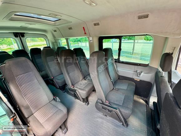 2016 FORD TRANSİT 14+1 DELÜX orjinal çift klima fabrikasyon