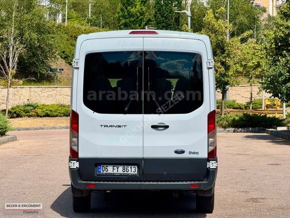 2016 FORD TRANSİT 14+1 DELÜX orjinal çift klima fabrikasyon