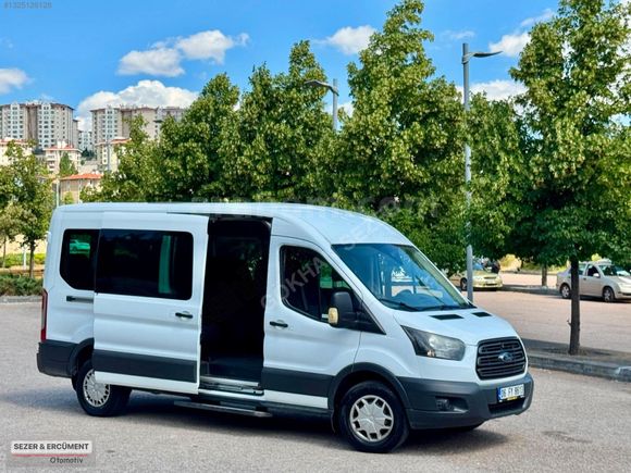 2016 FORD TRANSİT 14+1 DELÜX orjinal çift klima fabrikasyon