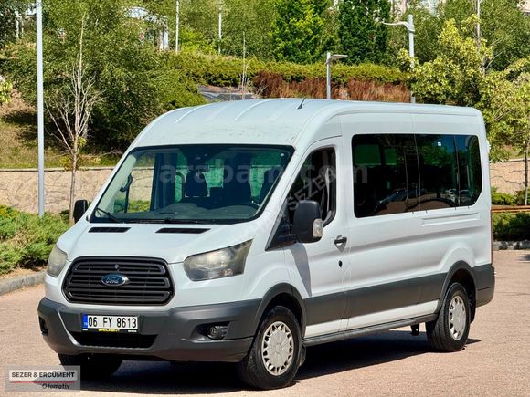 2016 FORD TRANSİT 14+1 DELÜX orjinal çift klima fabrikasyon