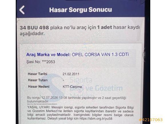 2005 MODEL OPEL CORSA 1.3 DİZEL KLİMALI