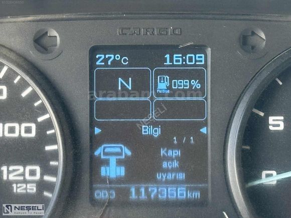 NEŞELİ'DEN *K.K.18 AY TAKSİT* 2018 CARGO 3542 D HARDOX 117.000KM