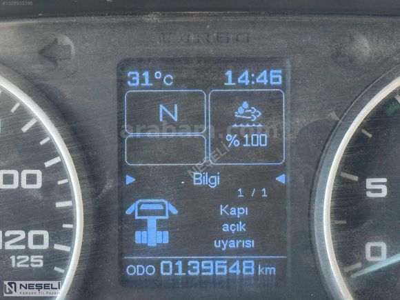 NEŞELİ'DEN *K.K.18 AY TAKSİT* 2017 CARGO 3542 D HARDOX 139.000KM
