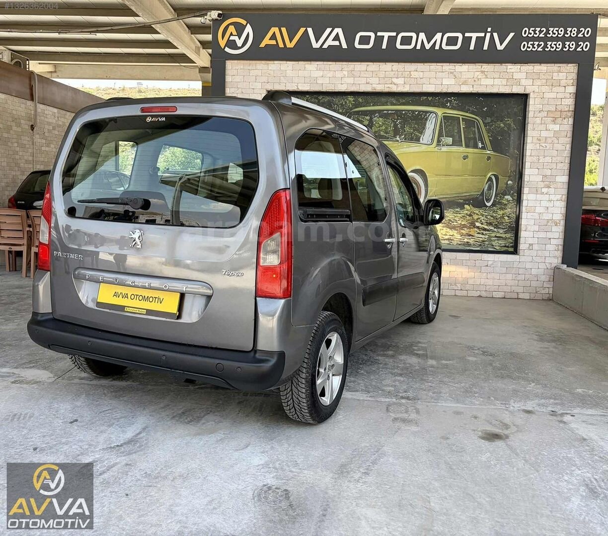 Galeriden Peugeot Partner 1.6 HDI Premium 2012 Model Denizli 196.000 km Gri 6