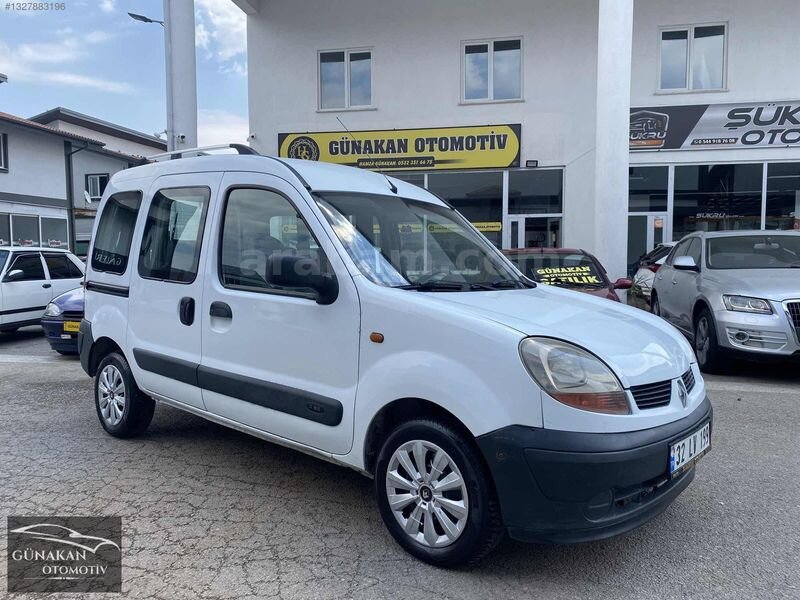 Galeriden Renault Kangoo 1.5 dCi Expression 2004 Model Isparta 278.500 km Beyaz