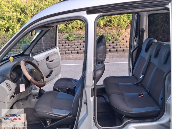 2007 MODEL 1.5 DİZEL KANGO 85 LİK..KARTA 12 TAKSİT İMKANI