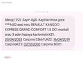 2005 1.5 RENAULT KANGOO DEĞİŞENSİZ KLİMALI