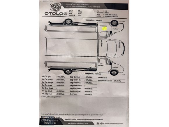 ROTACARS 2022 KİA BONGO KAMYONET KLİMALI 99.000KM