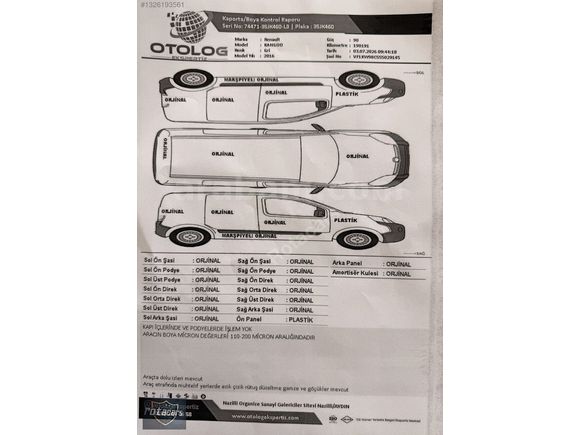ROTACARS 2016 KANGOO 1.5 DCI 90HP EXTREME CAMLI TAVAN BOYASIZ