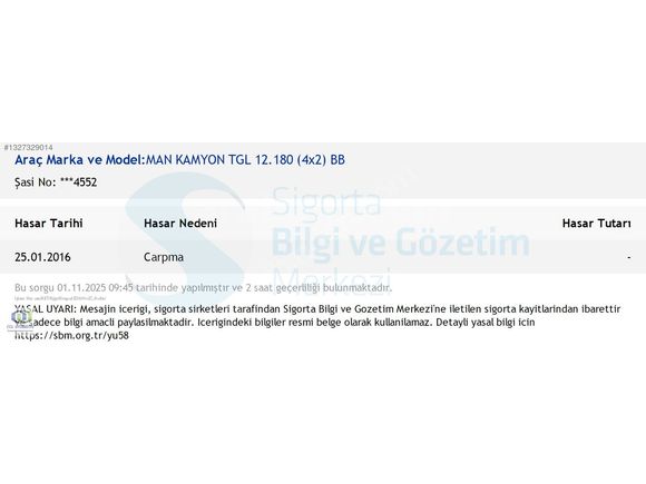 2012 MAN TGL 12.180 (YATAKLI) 10 TEKER CCL A.Ş'DEN