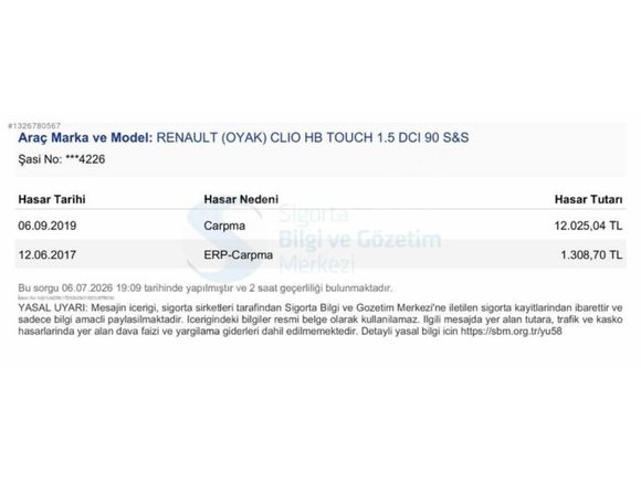 2016 HATASIZ AYARINDA 163.000km 90lık TOUCH