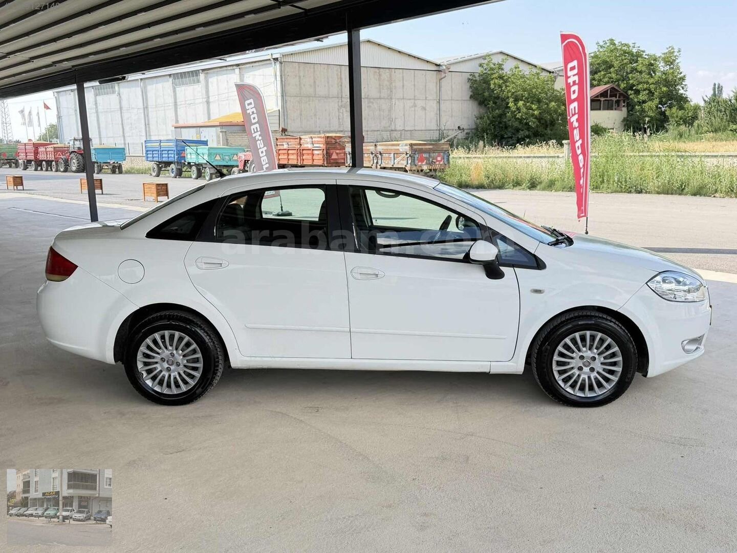Galeriden Fiat Linea 1.3 Multijet Active Plus 2012 Model Konya 260.000 km Beyaz 7