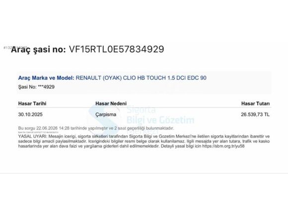 2017 RENAULT CLIO TOUCH OTM. DEĞİŞENSİZ 123.000KM!