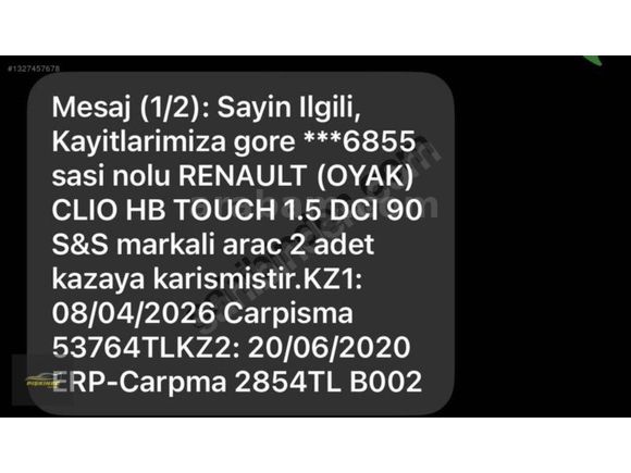 PİŞKİNER OTOMOTİVDEN CLİO Touch DİZEL OTOMATİK VİTES