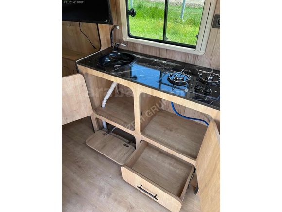 HAPPY STÜDYO 4.50 KARAVAN G.PANEL/TENTE/WEBASTO/ TV/FIRIN/WC/MDF