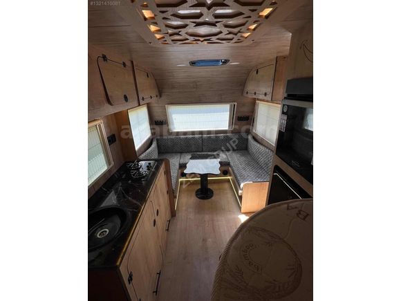 HAPPY STÜDYO 4.50 KARAVAN G.PANEL/TENTE/WEBASTO/ TV/FIRIN/WC/MDF