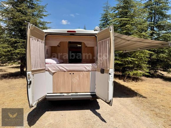 145000 KM DE 15 M3 BOXER MOTOKARAVAN DOMETIC OCAK / ELKT. TENTE