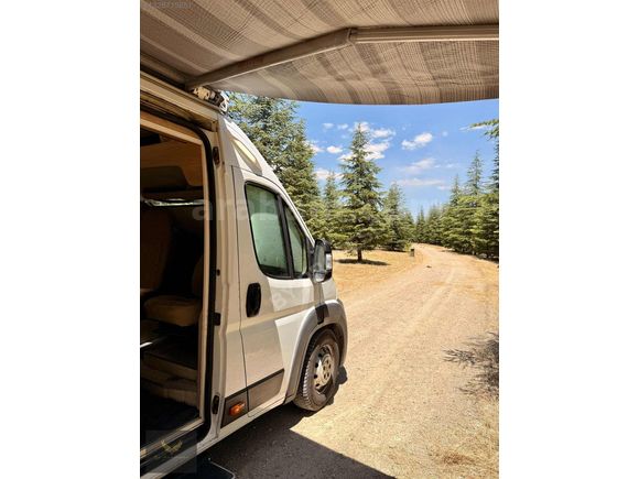 145000 KM DE 15 M3 BOXER MOTOKARAVAN DOMETIC OCAK / ELKT. TENTE