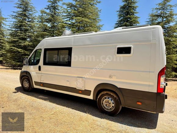 145000 KM DE 15 M3 BOXER MOTOKARAVAN DOMETIC OCAK / ELKT. TENTE