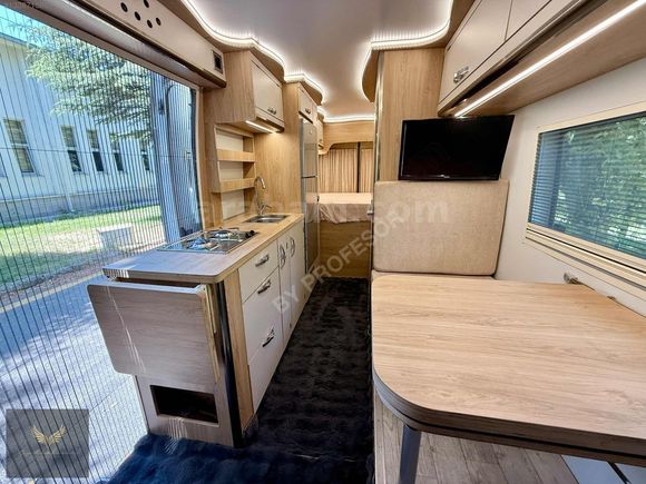 145000 KM DE 15 M3 BOXER MOTOKARAVAN DOMETIC OCAK / ELKT. TENTE