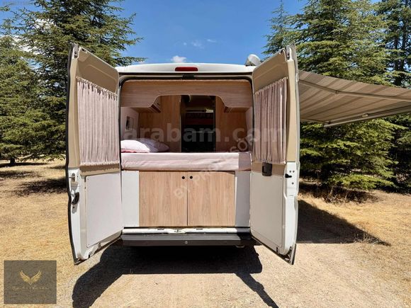 145000 KM DE 15 M3 BOXER MOTOKARAVAN DOMETIC OCAK / ELKT. TENTE