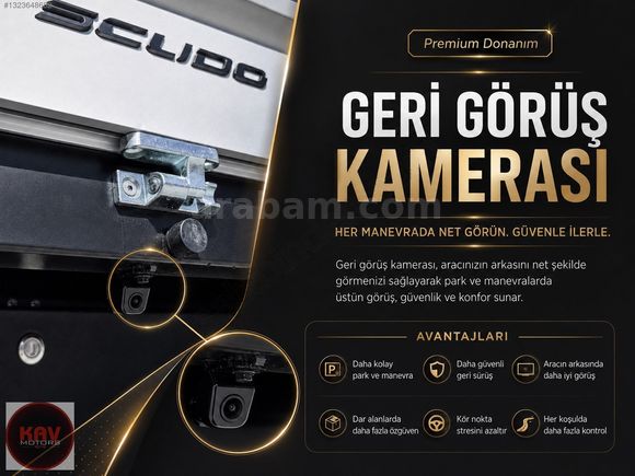2026 0 KM SCUDO KAMYONET | KAMERA | 2.2 MJET | HEMEN TESLİM