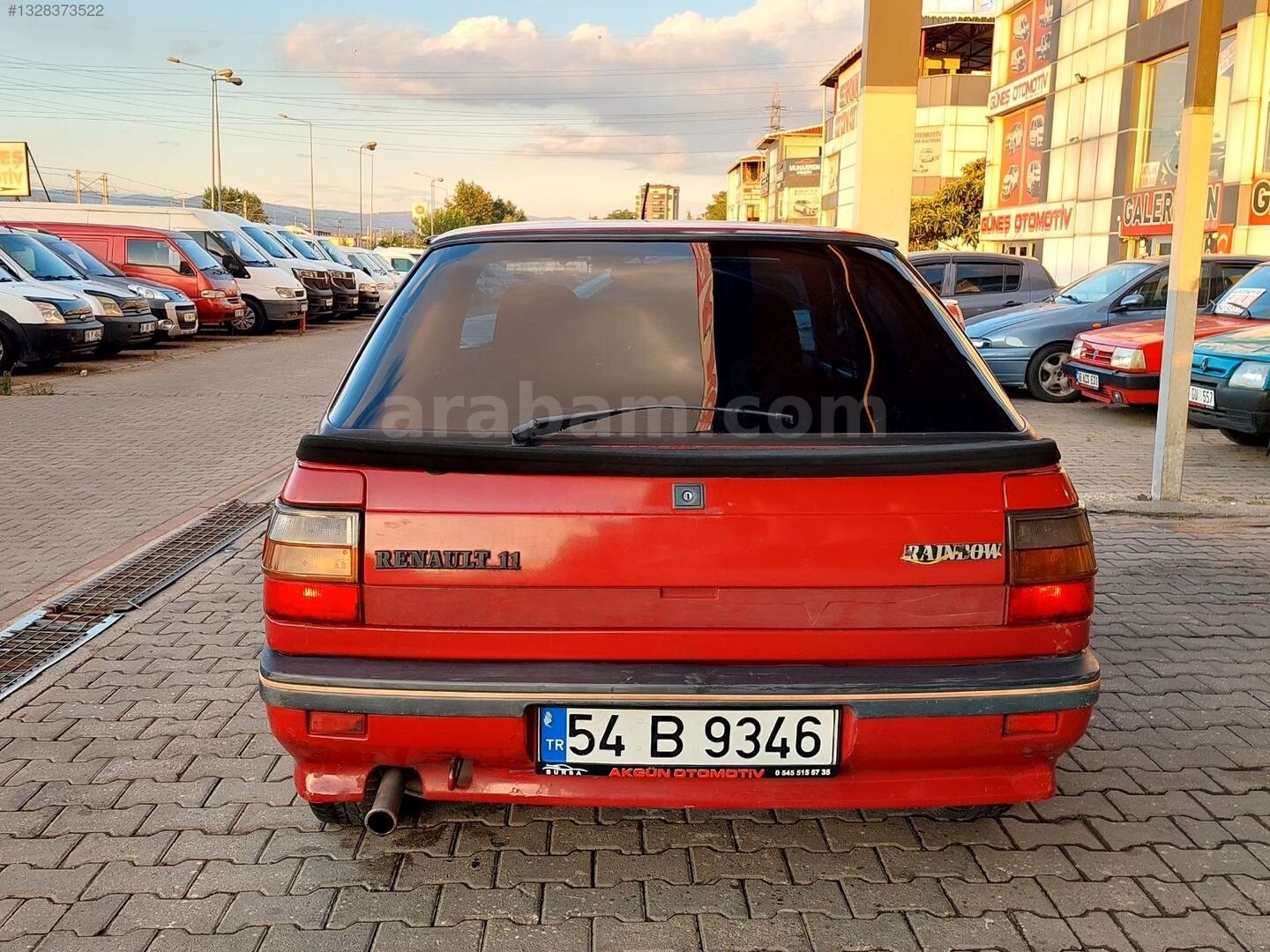 Galeriden Renault R 11 Rainbow 1994 Model Bursa 250.000 km Kırmızı 7