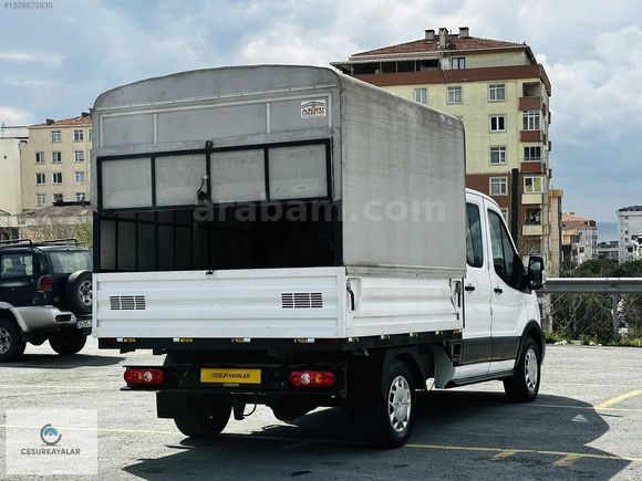 CESURDAN 2024 MODEL FORD TRANSİT ÇİFT KABİN TENTELİ KLİMALI