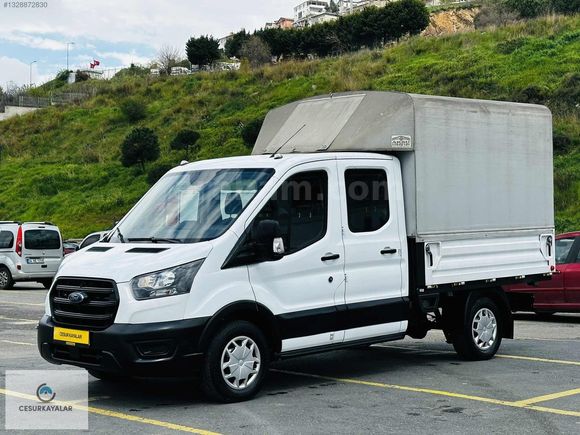 CESURDAN 2024 MODEL FORD TRANSİT ÇİFT KABİN TENTELİ KLİMALI