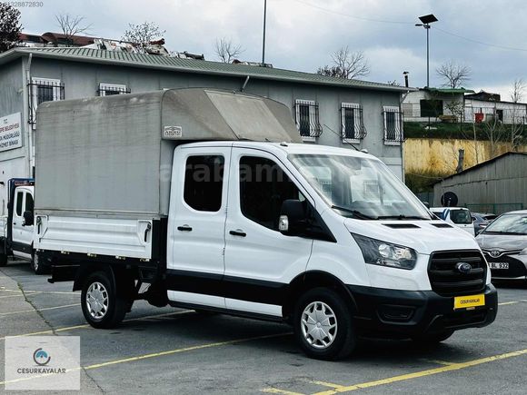 CESURDAN 2024 MODEL FORD TRANSİT ÇİFT KABİN TENTELİ KLİMALI