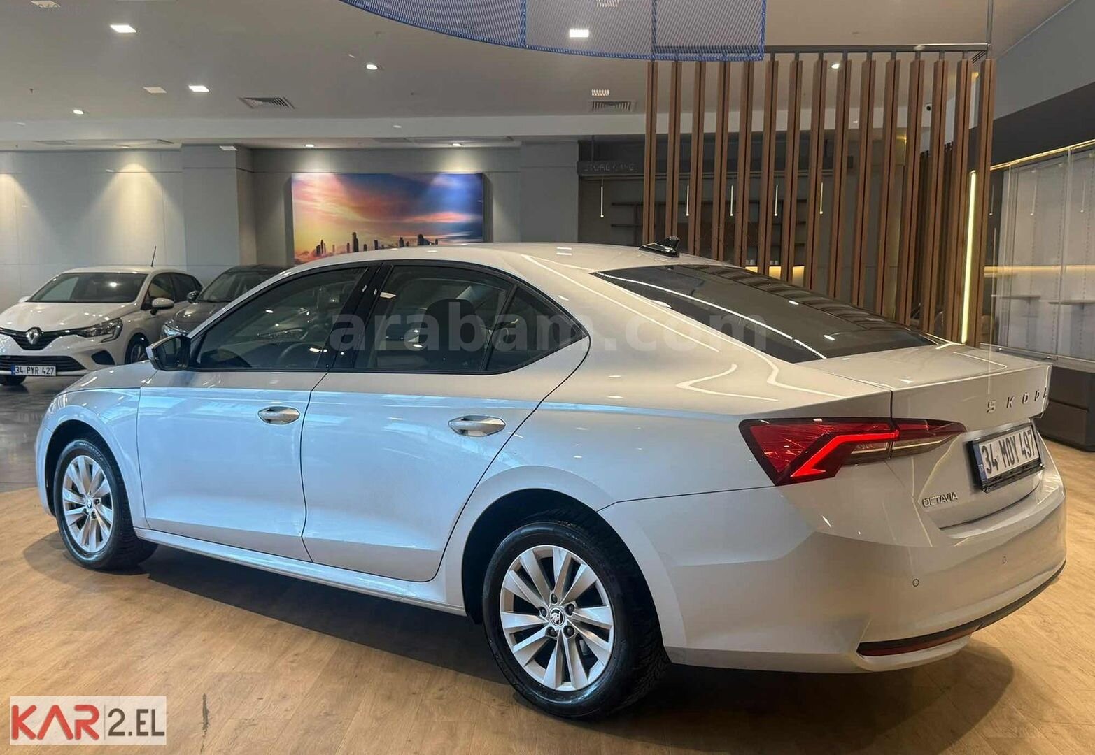 Galeriden Skoda Octavia 1.5 Mhev Elite 2024 Model İstanbul 49.670 km Gri 7