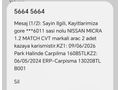 57000 km Micra 1.2 Match 2017 Model Yetkili servis bakımlı