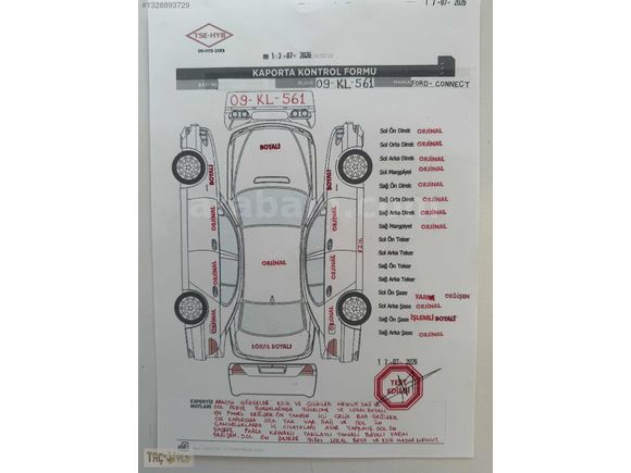 FORD CONNECT 1.8 TDCİ GLX 110HP 128.000 KM