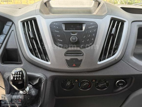 2017 FORD TRANSİT 350L KLİMALI ARKA ÇEKER %20 FATURA 210 BİN KM