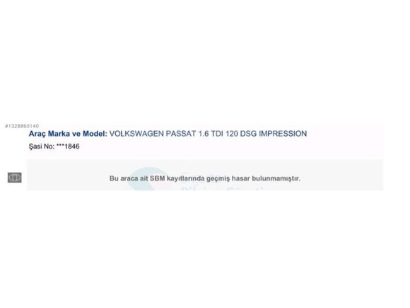 Hatasız,boyasız,tramersiz,masrafsız,passat