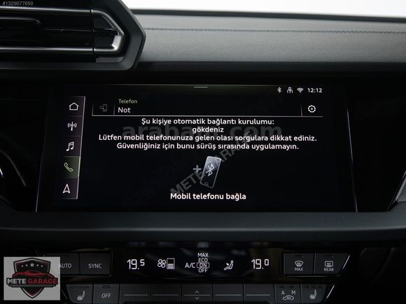 METE GARAGE 2026 ÇIKIŞ A3 SEDAN 35 TFSI MHEV ADVANCED CAM TAVAN