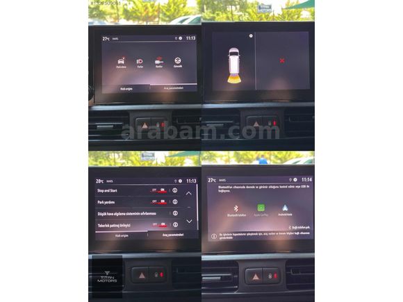 TİTAN MOTORS 24 ÇKŞ OPEL COMBO XL ELEGANCE 88 BİN KM BOYASIZ